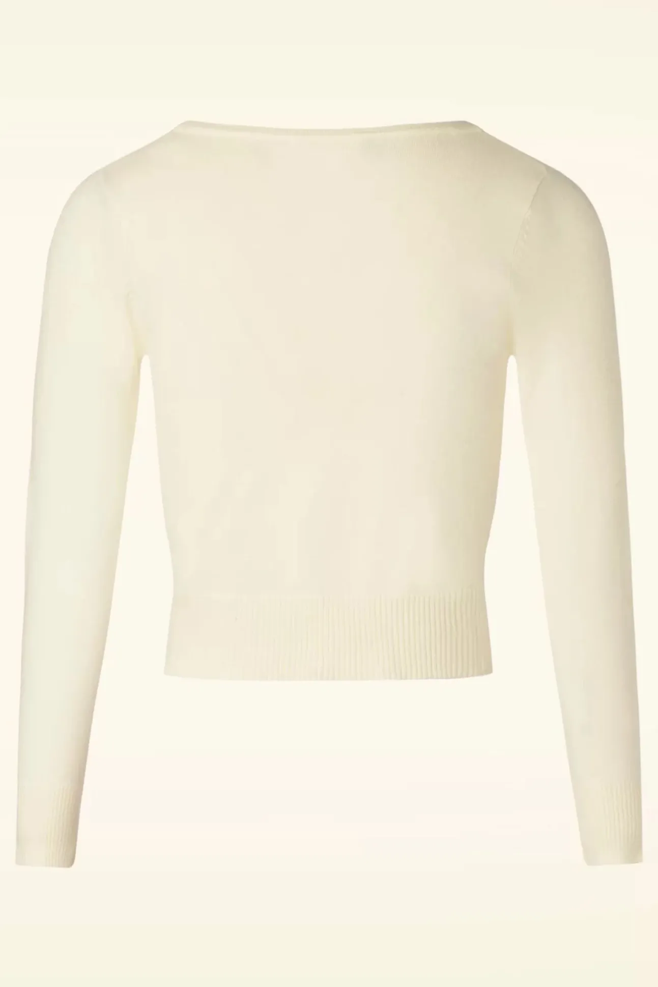 Nyla Cropped Vest In Ivoor
