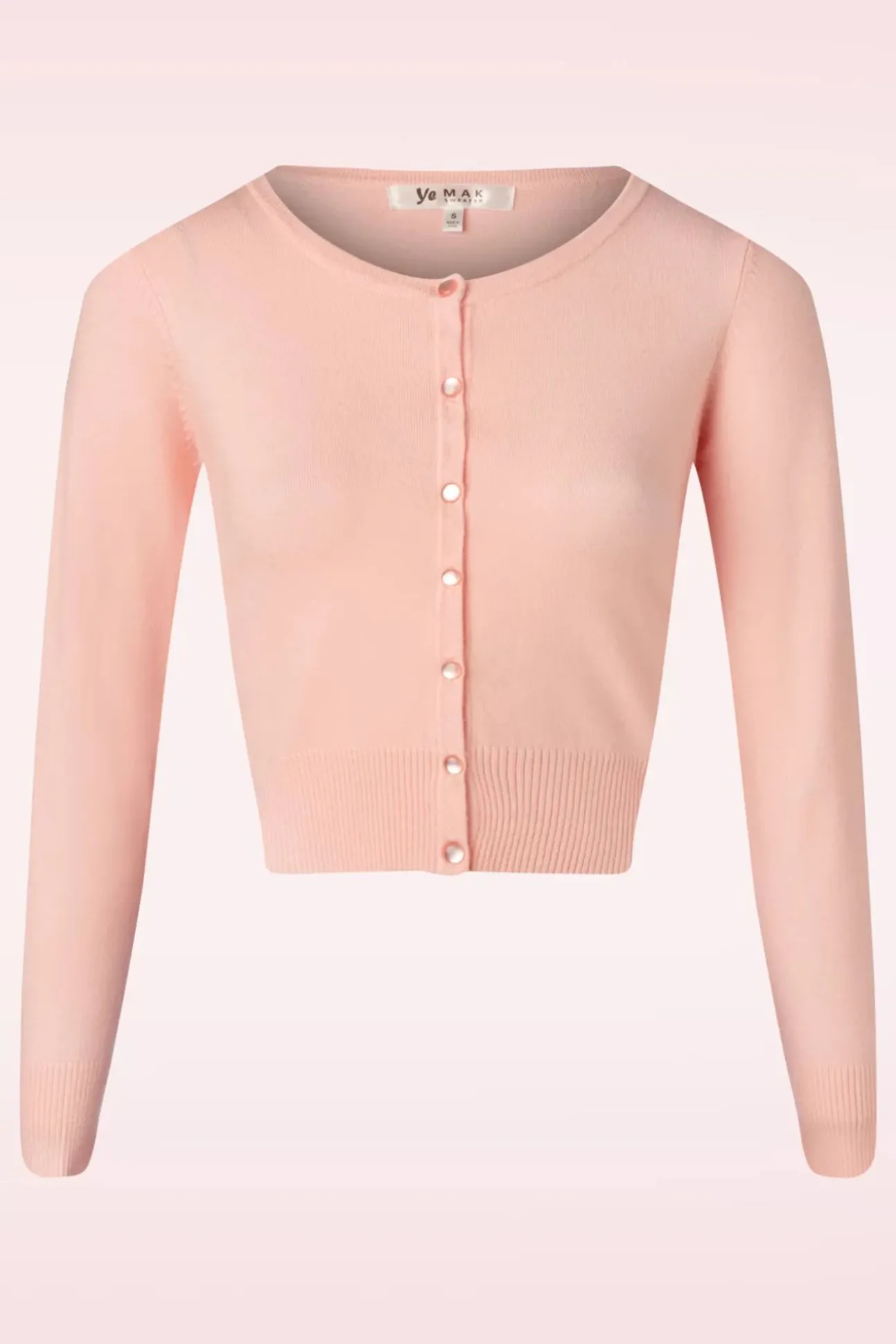 Nyla Cropped Vest In Poeder Roze