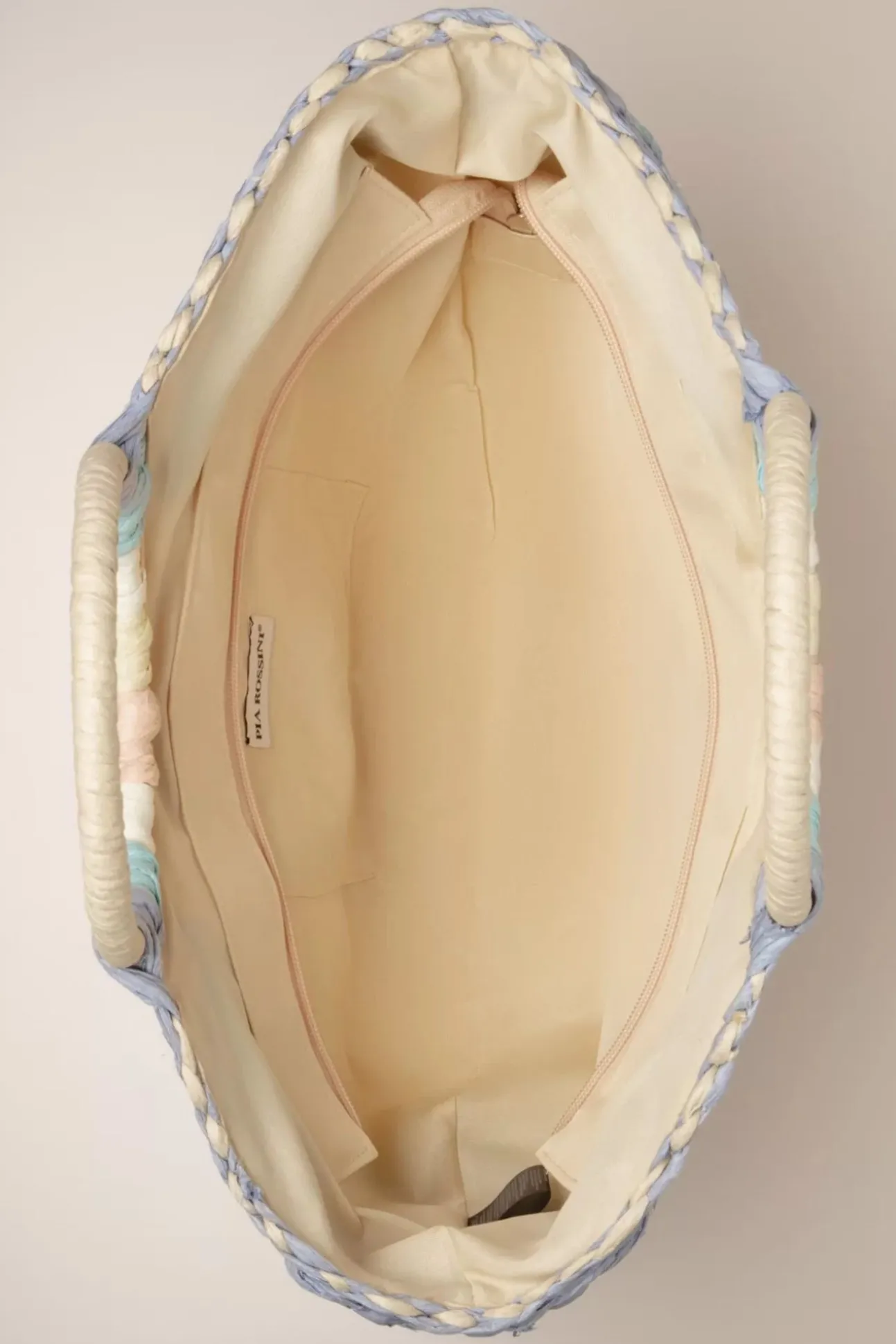 Orleans Geweven Rotan Tas In Pastel