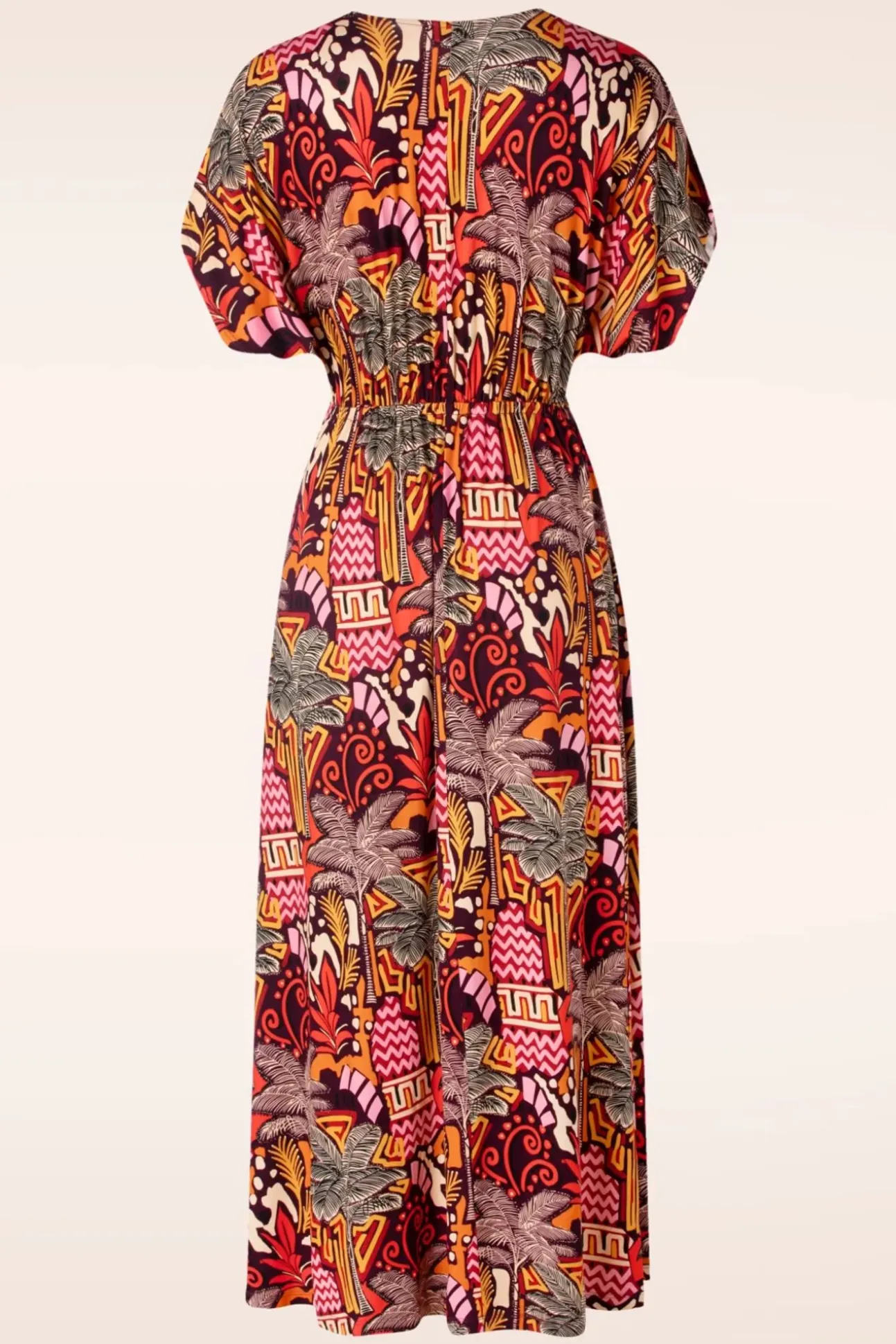 Palma Maxi Jurk In Multi