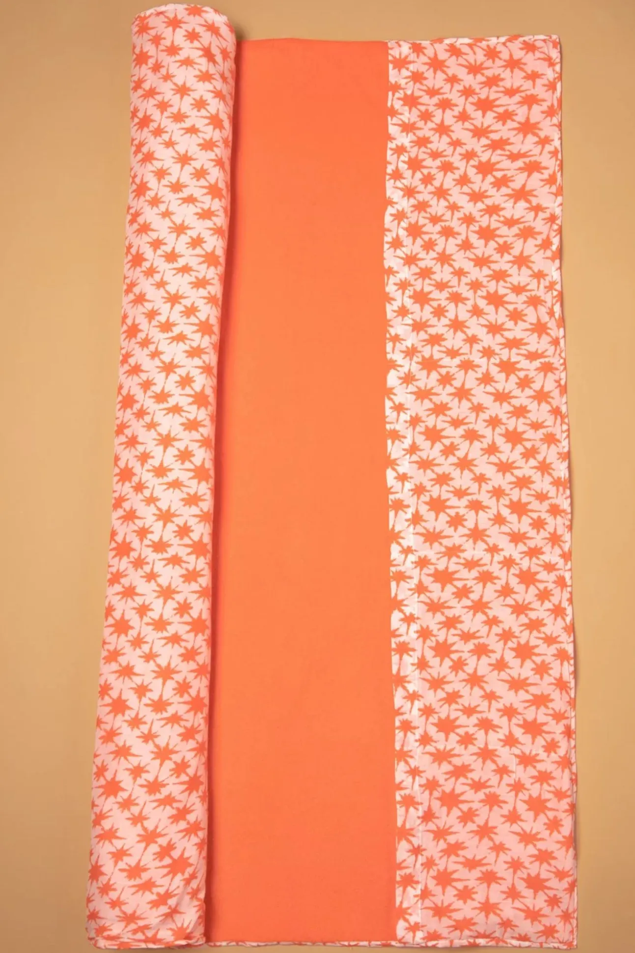 Palms Opvouwbare Strandhanddoek In Oranje