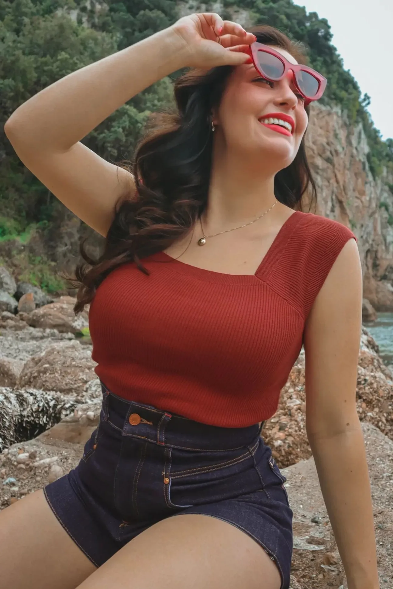 Pepper Short In Donkerdenim