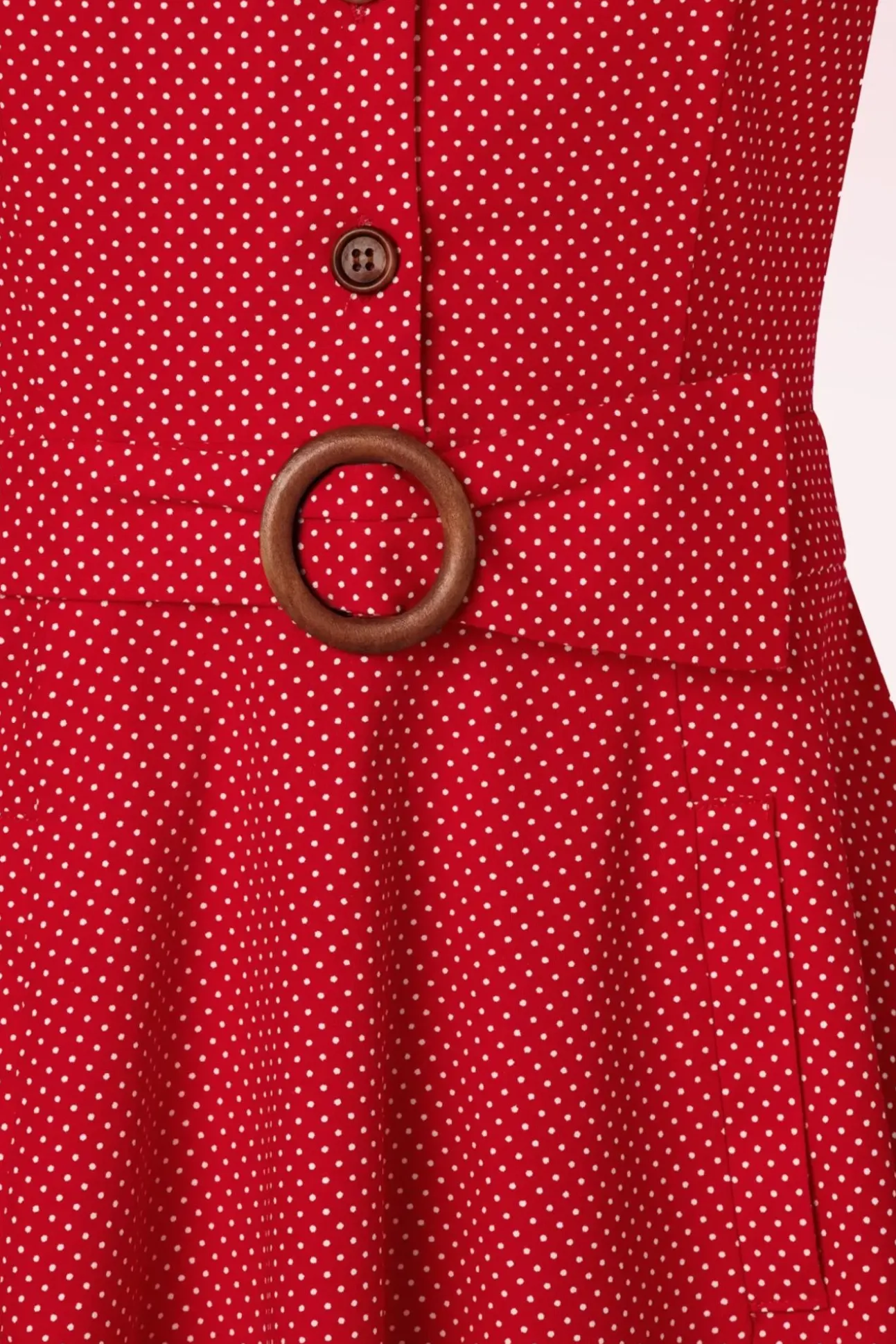 Polka Dot Dance Jurk In Rood