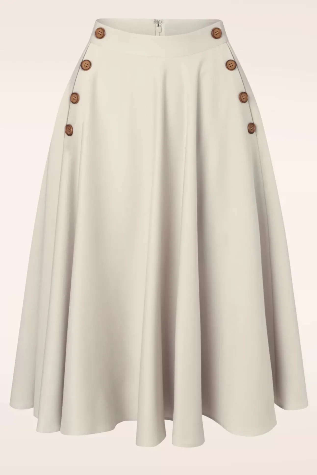 Polly May Swingrok In Gebroken Wit