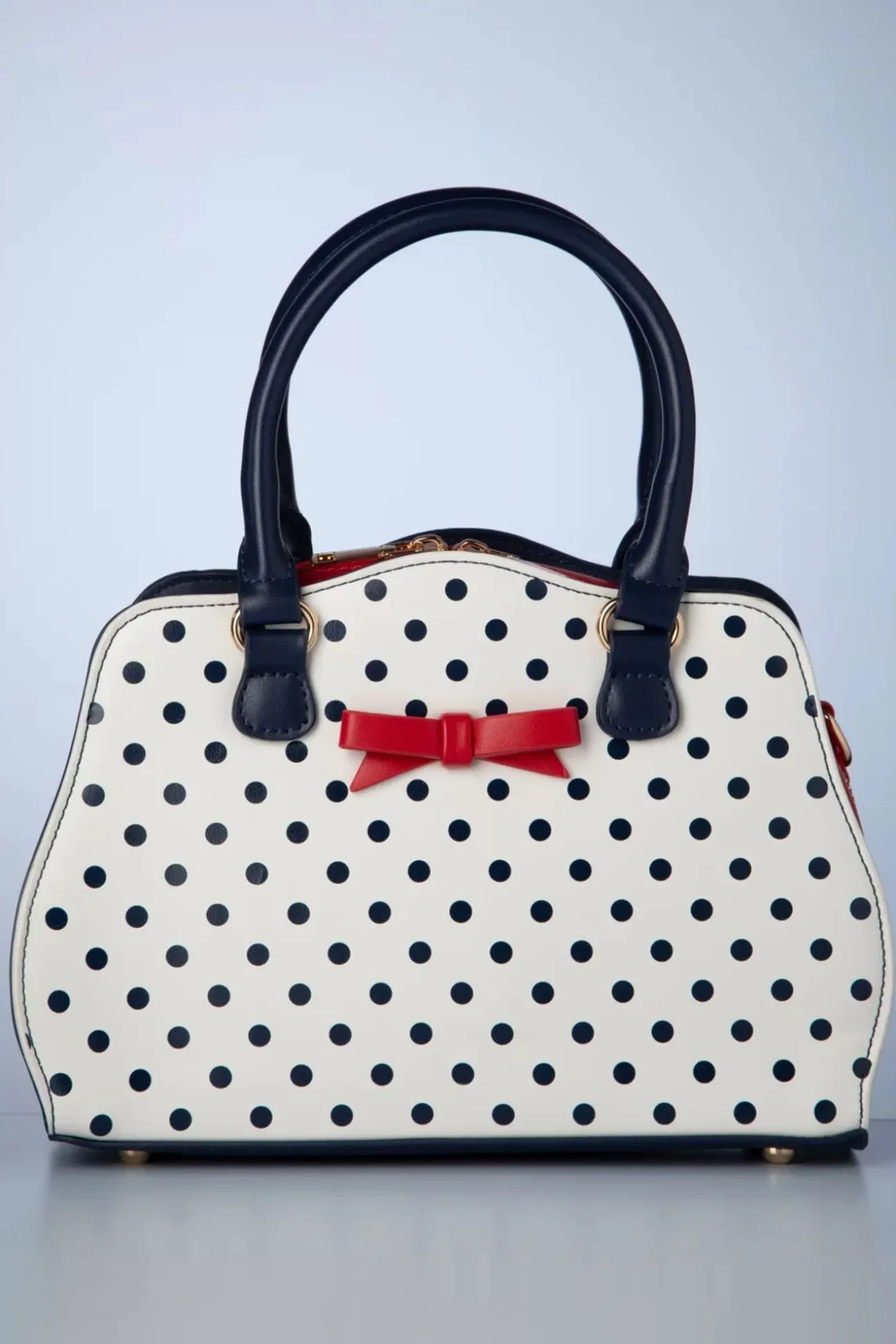 Poppy Polka Handtas In Wit