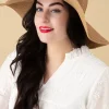 Porto Stro Floppy Hoed In Camel