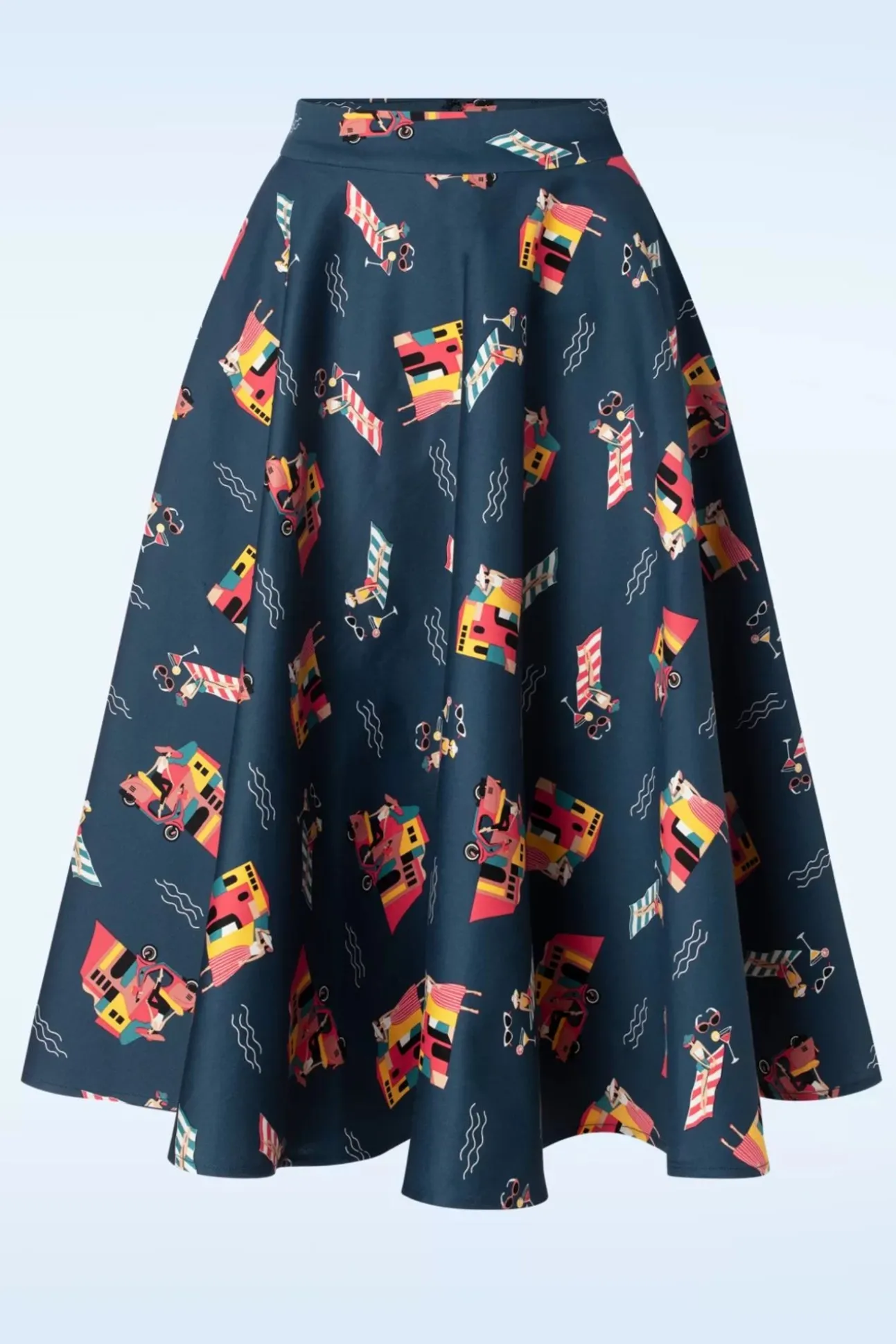 Portofino Living Swing Rok In Blauw