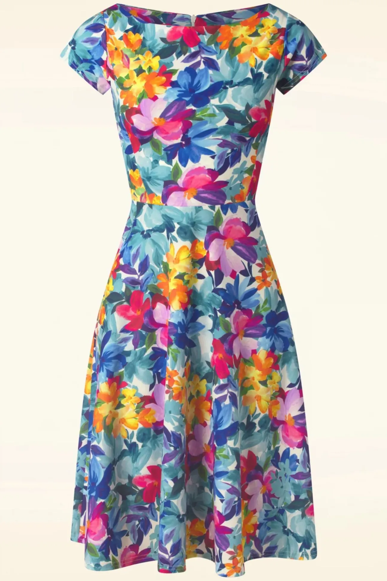 Reva Swingjurk Met Bloemenprint In Meerdere Kleuren
