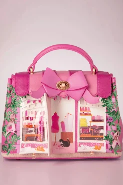 Ribbons And Bows Haberdashery Mini Handtas In Roze