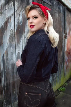 Sadie Jacket In Donkerdenim