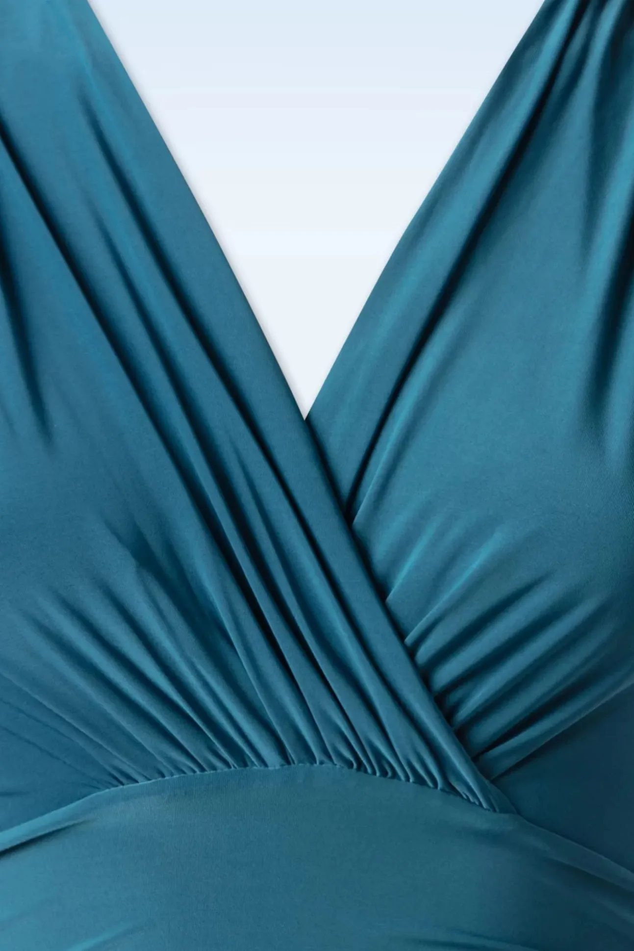 Sadie Slinky Swing Jurk In Teal