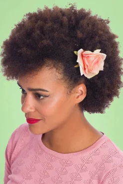 Scented Love Flower Haarclip In Koraal