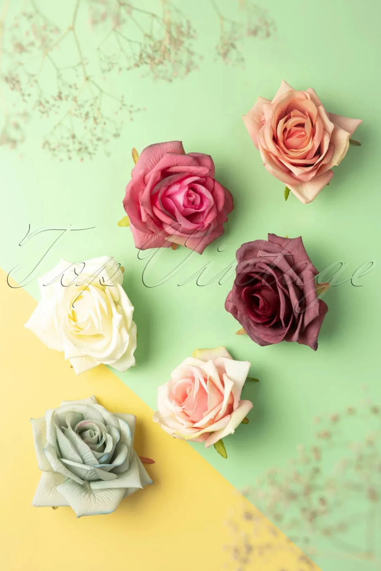 Scented Love Flower Haarclip In Koraal