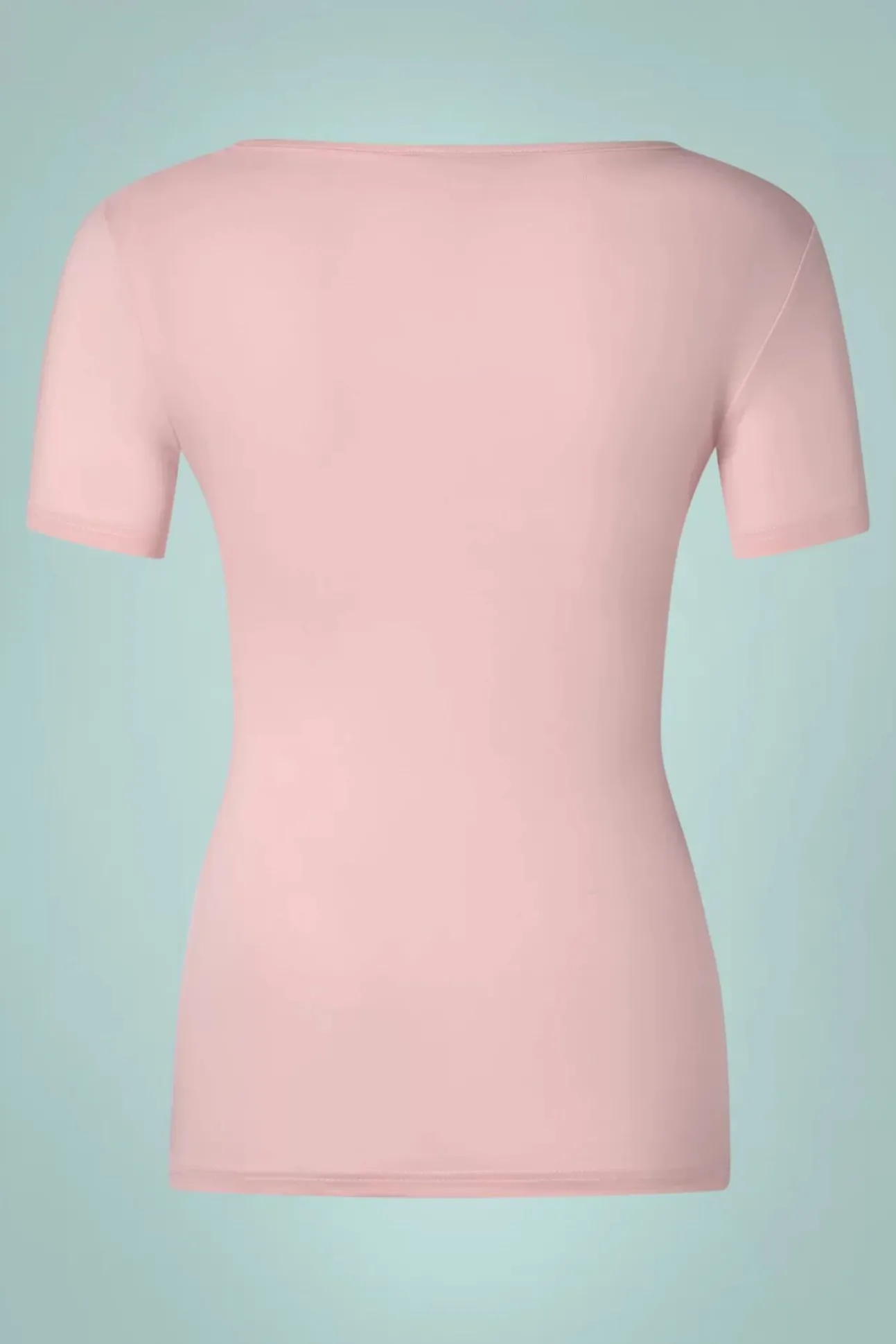Scoop Swim Top In Roze