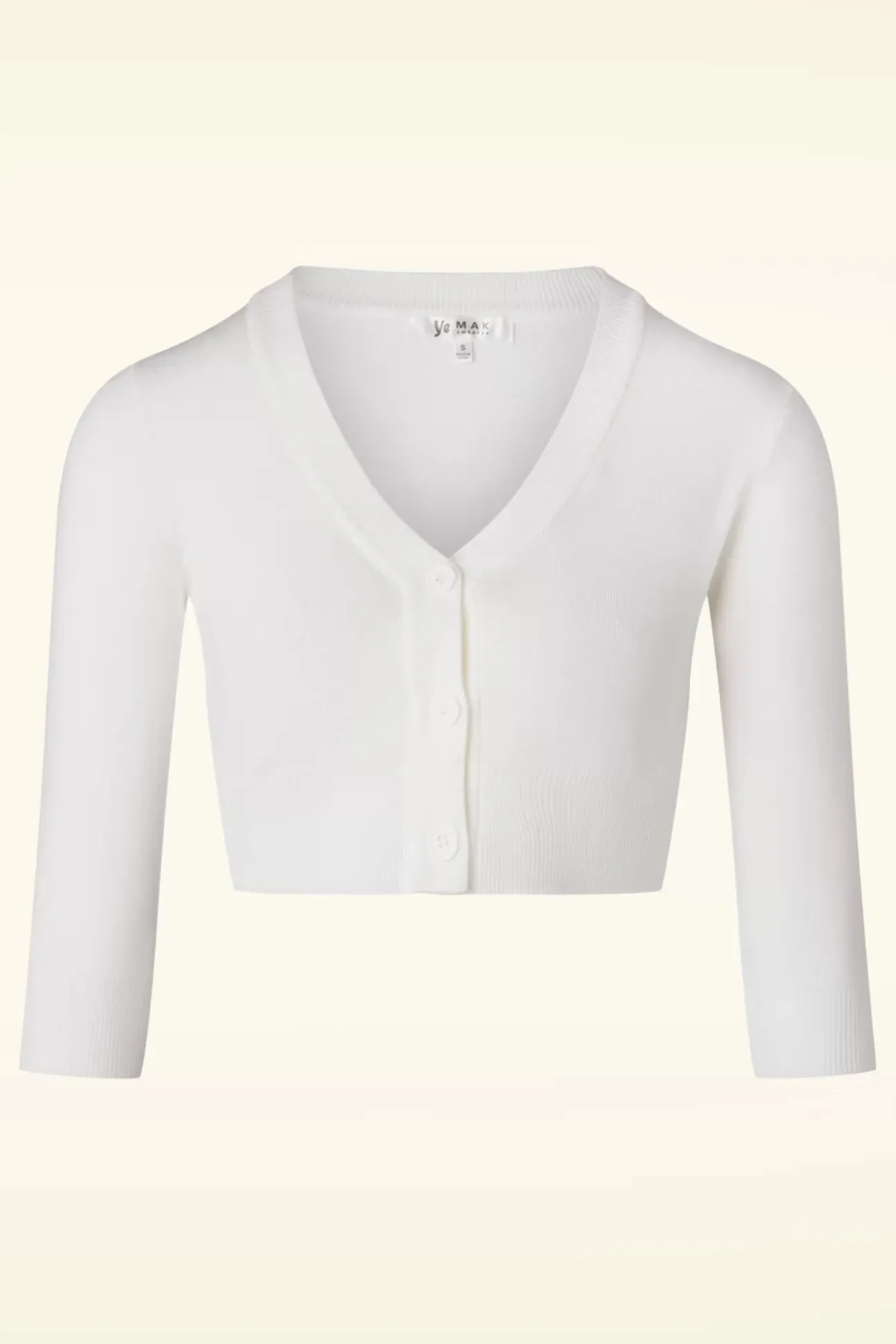 Shela Cropped Vest In Ivoor