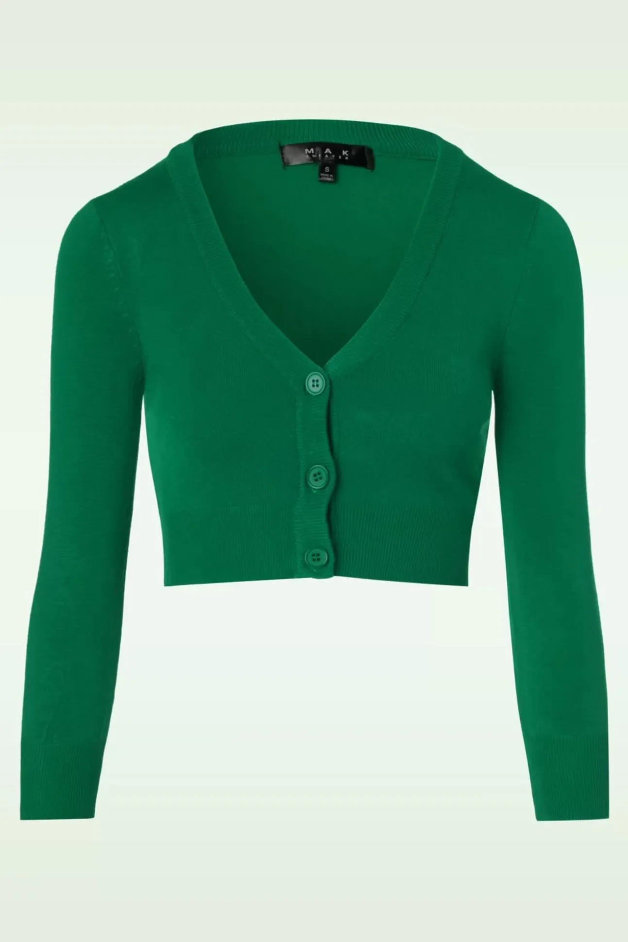 Shela Cropped Vest In Smaragdgroen