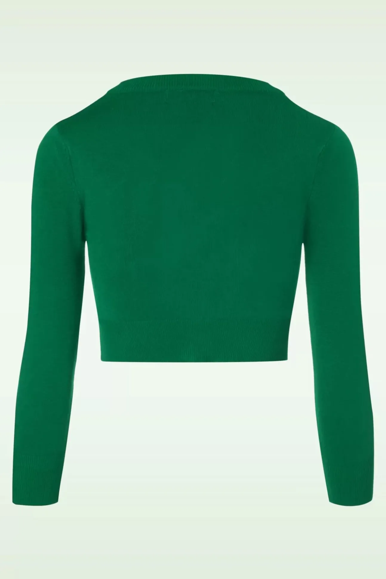 Shela Cropped Vest In Smaragdgroen