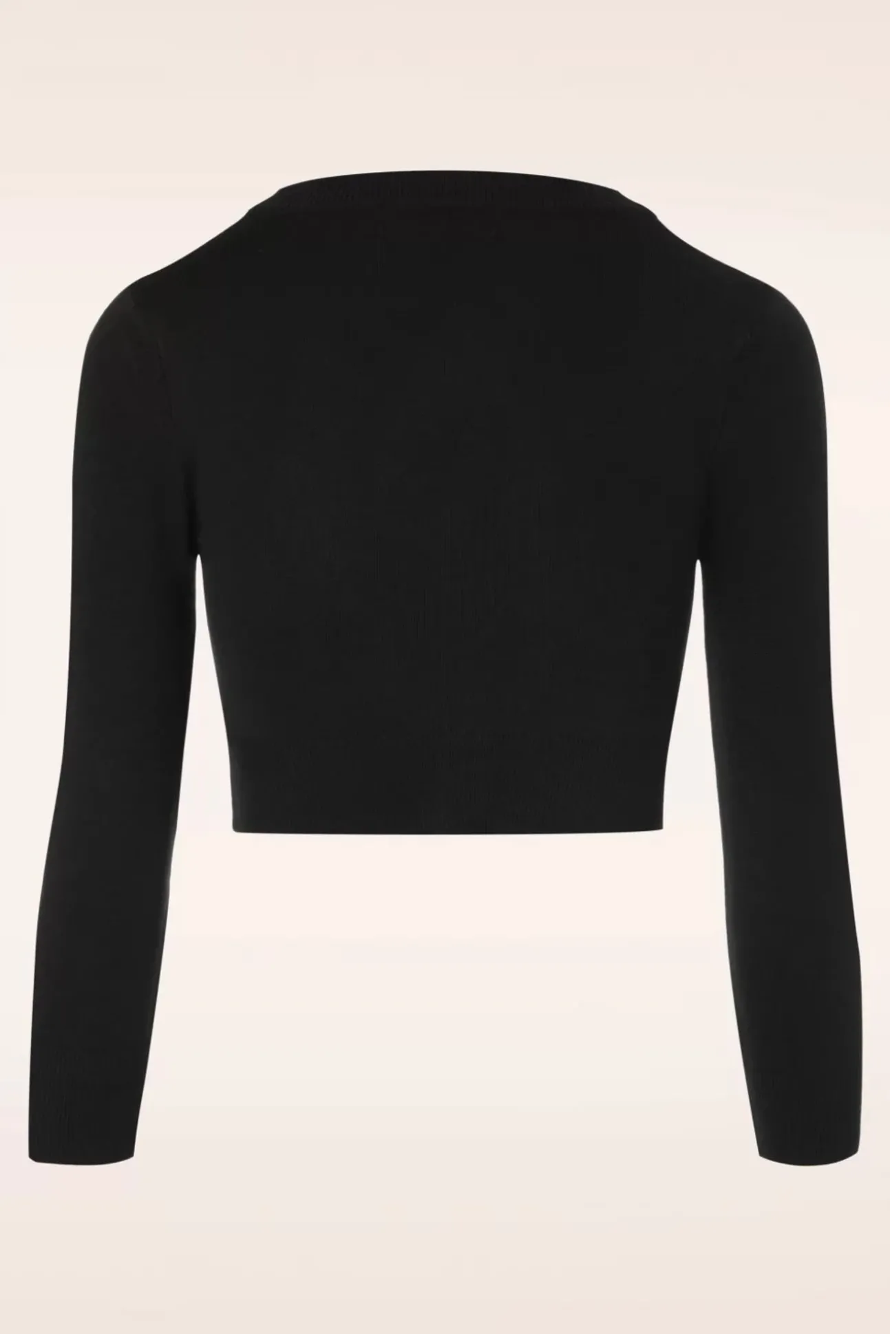 Shela Cropped Vest In Zwart