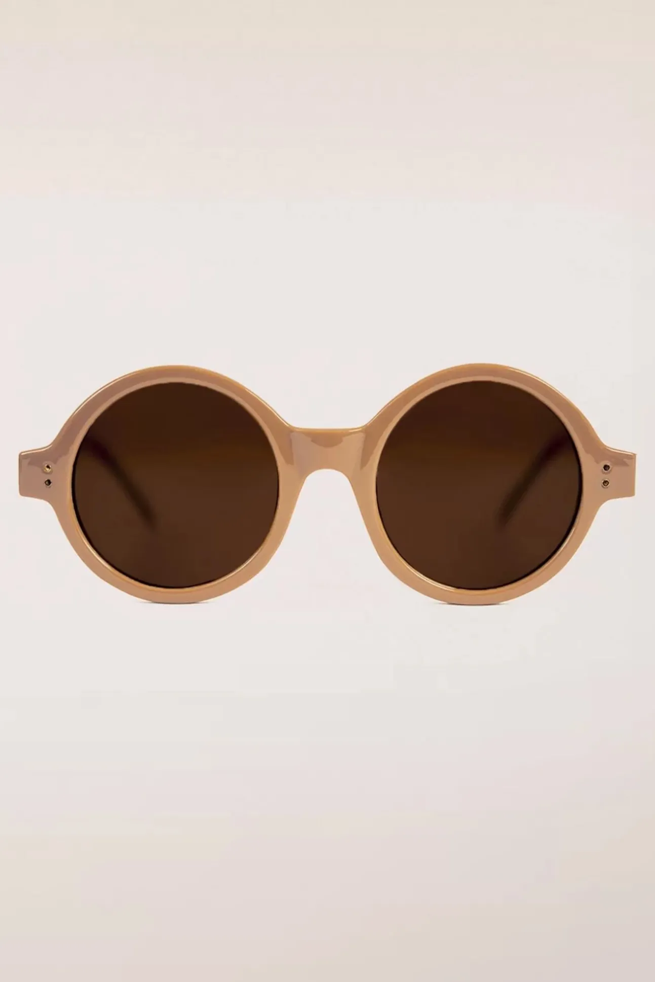 Stay Shady Ronde Zonnebril In Latte