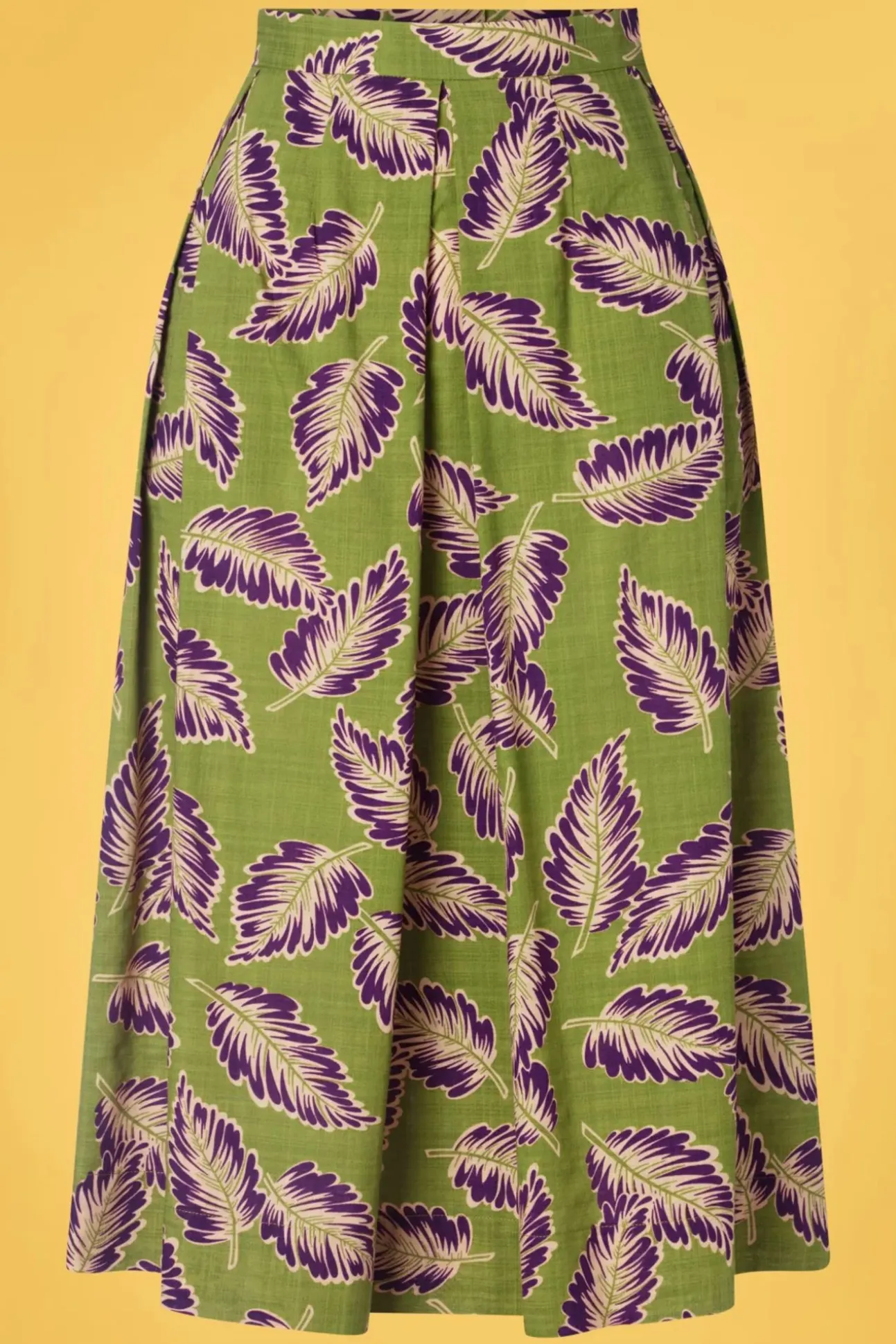 Suzette Dominica Plooirok In Woodbine Groen