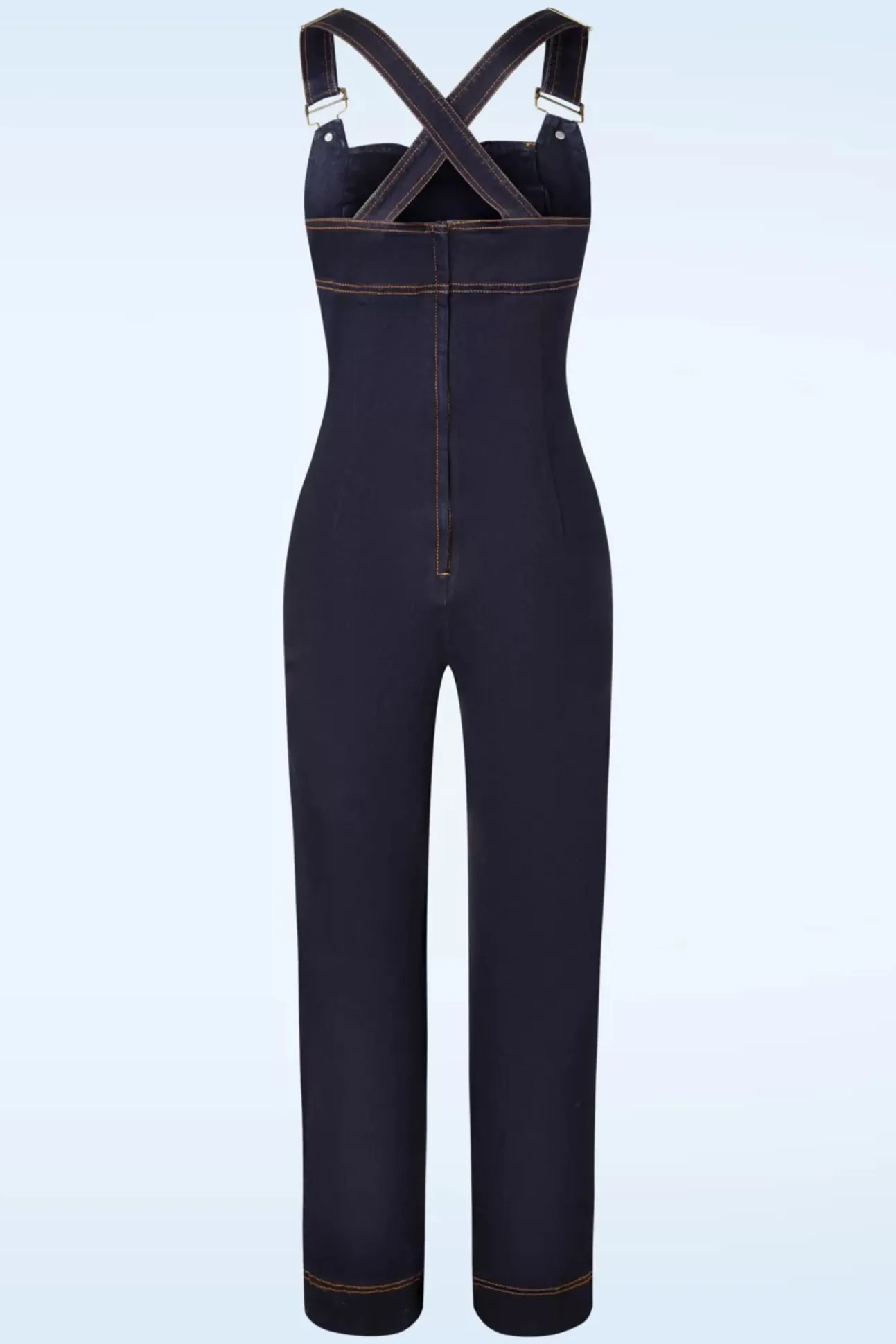 Tallulah Overall Met Wijde Pijpen In Denim
