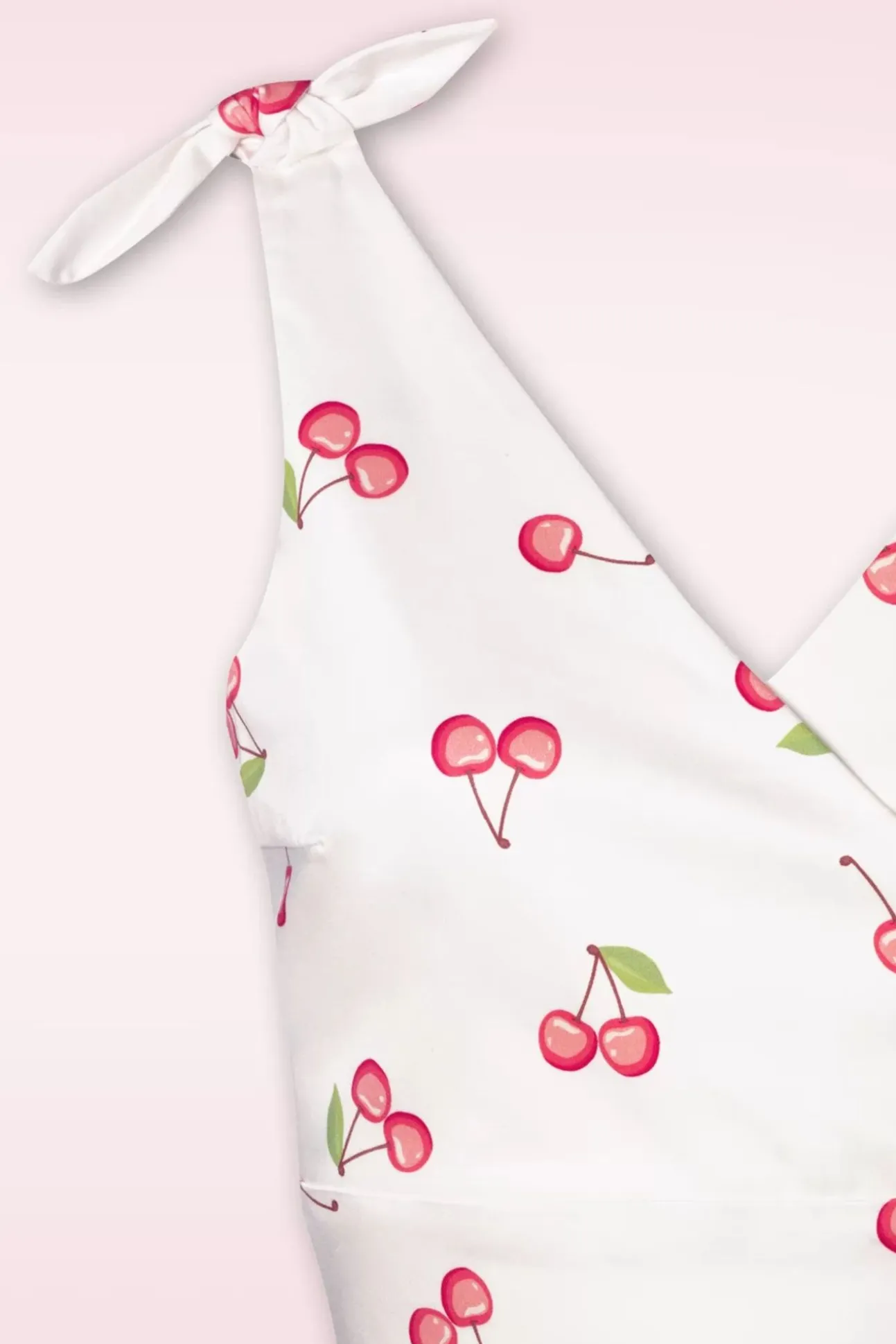 The Harper Penciljurk Met Kersenprint In Wit