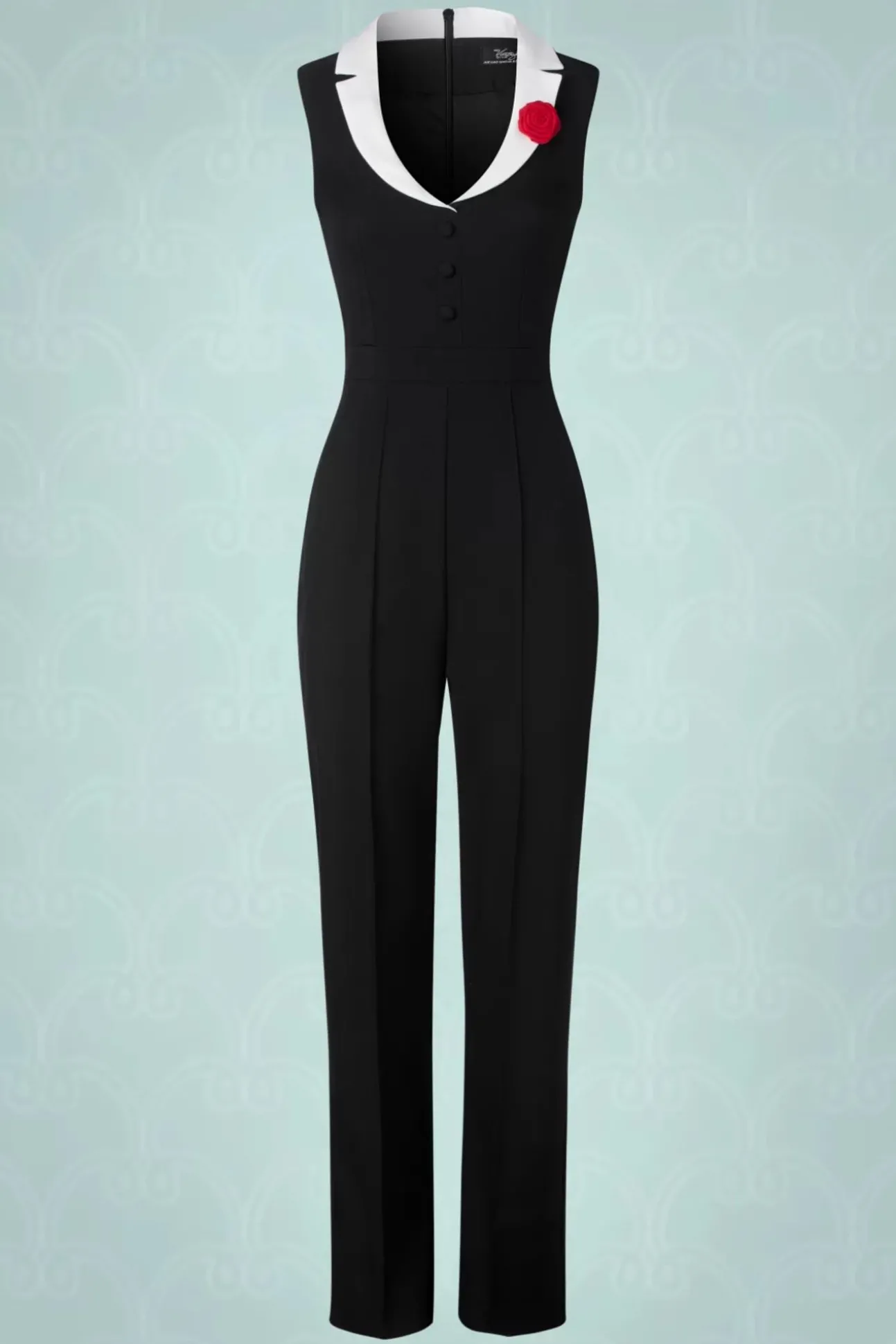 The Luchia Jumpsuit In Zwart