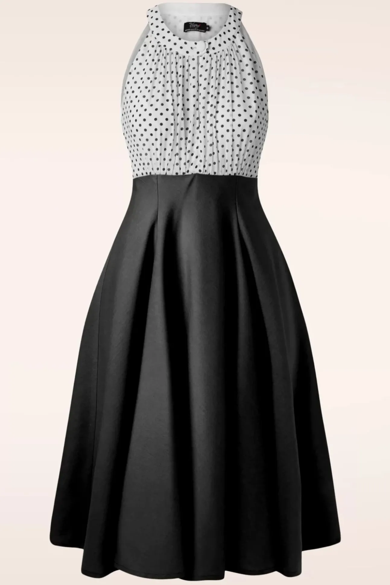 The Maria Grazia Swing Jurk In Zwart En Wit