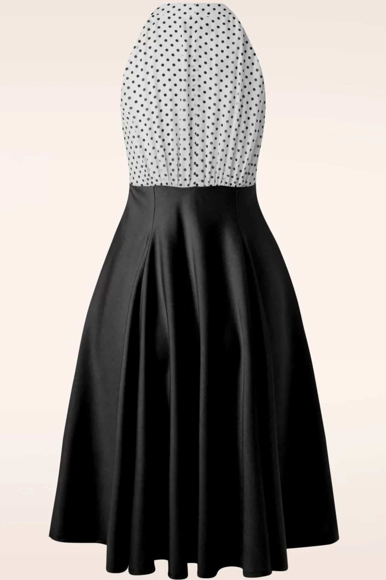 The Maria Grazia Swing Jurk In Zwart En Wit