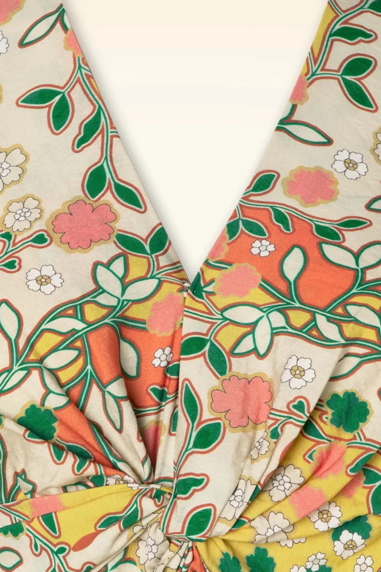 Topvintage Exclusive ~ Phoebe Maxi Jurk In Multi