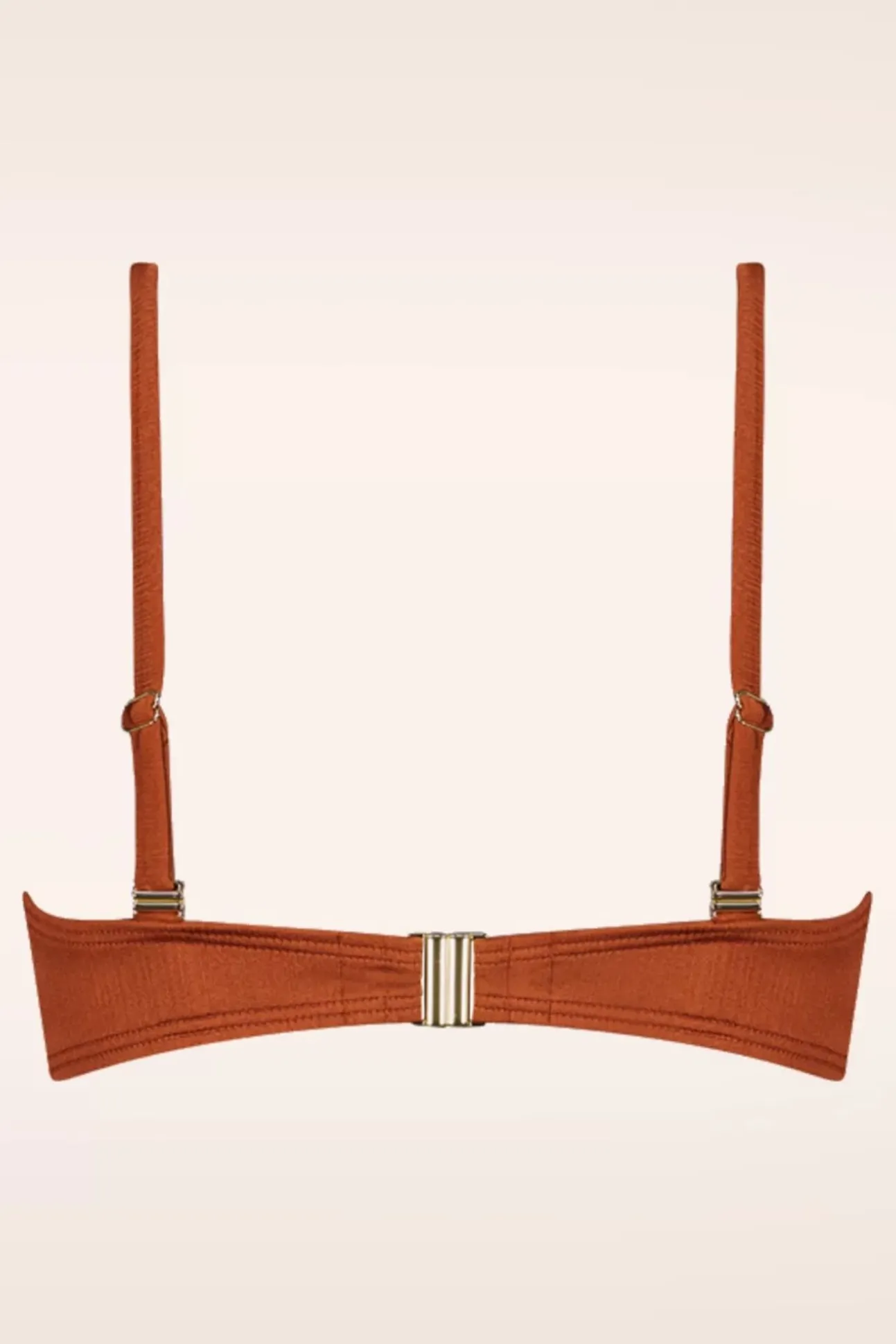 Treasure Padded Bikini Top In Cederhout Bruin