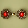 Vestclips In Goud En Rood
