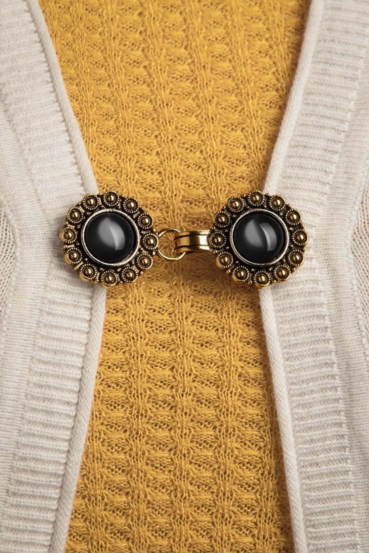 Vestclips In Goud En Zwart