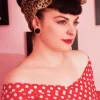 Vintage Retro Haarsjaal In Luipaardprint