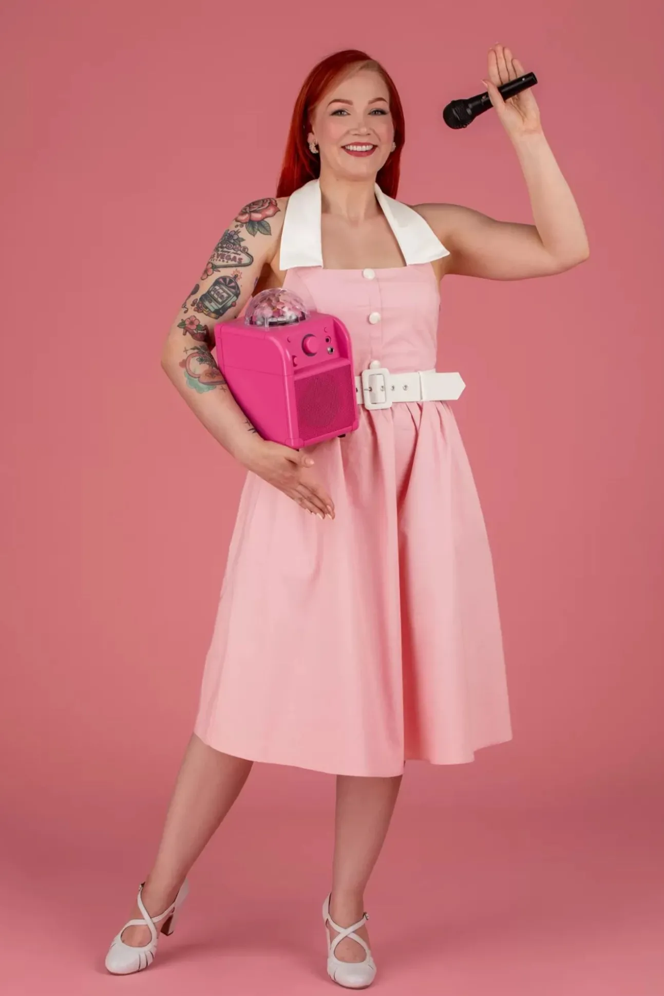 Waverly Swing Jurk In Roze