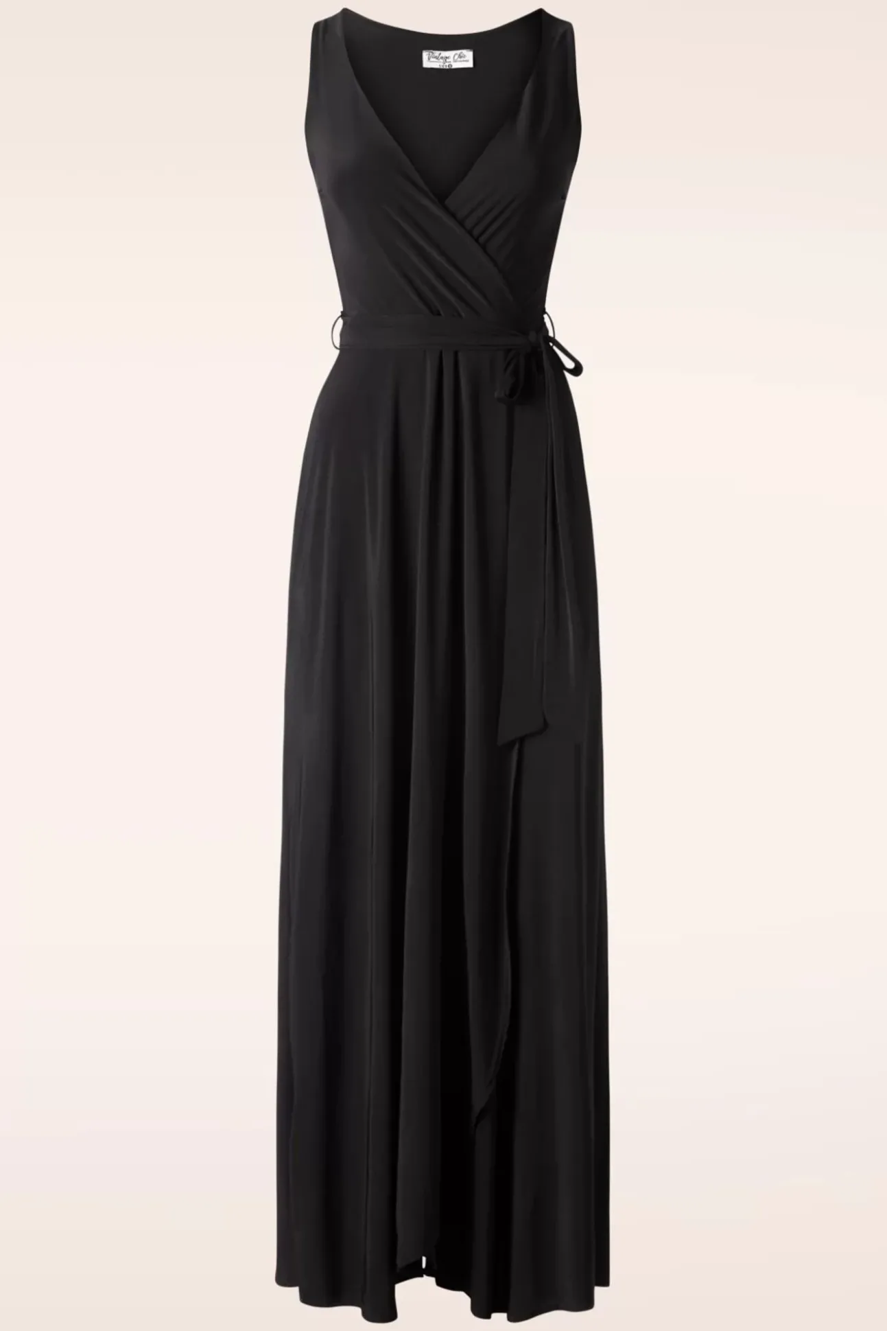 Zoe Maxi Jurk In Zwart